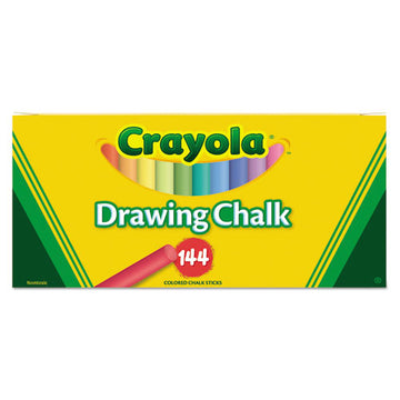 Crayola® Colored Drawing Chalk, Six Each Of 24 Assorted Colors, 144 Sticks-set freeshipping - TVN Wholesale